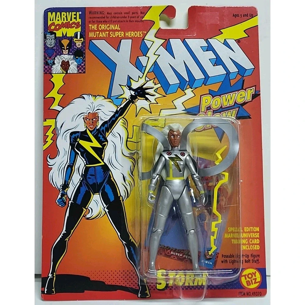X-Men STORM Action Figure Vintage Power Glow Marvel Comics Toy Biz *Read*